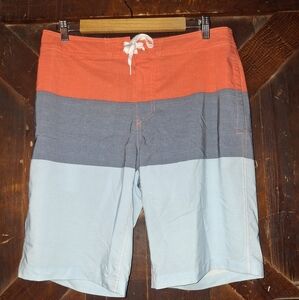 🍀3/15 Men's Colorblock Swim Shorts - Coral, Gray, Light Blue
